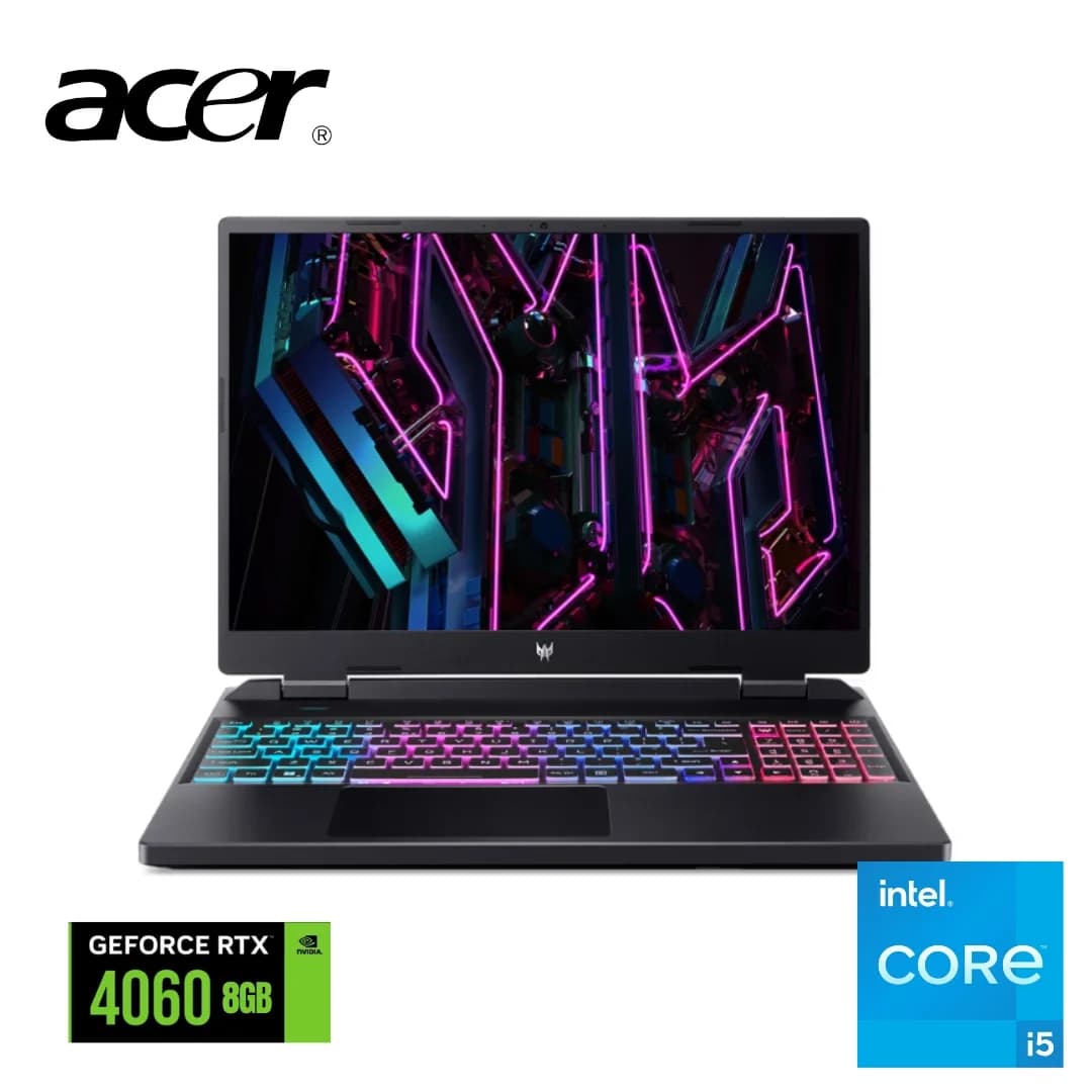 ACER PREDATOR HELIOS NEO PHN16-71 I5 13500HX - 16GB RAM - 1TB SSD - RTX 4060 8GB GRAPHICS - 16" 165HZ WUXGA DISPLAY - WIN11 - RGB KEYBOARD